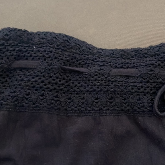 OSO Casuals Ruffled 💯 %cotton black color size XL” womens Skirt - Picture 9 of 14